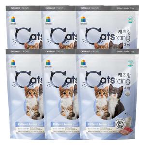 캐츠랑 키튼 주니어 2kg x 6포 12kg 고양이사료