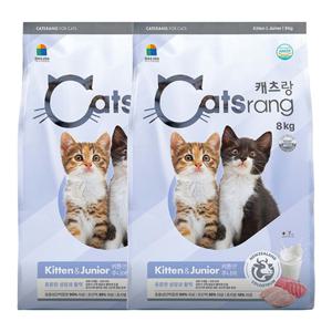 캐츠랑 키튼 주니어 8kg x 2포 16kg 고양이사료