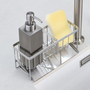 스텐 304 물빠짐 싱크대 수세미 거치대 주방 세제 세제통 보관 선반