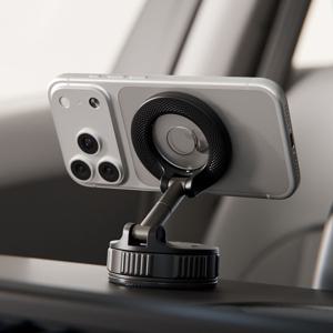 360도 M 다이얼 에어락 접이식 진공 흡착 맥세이프 차량용 거치대 대쉬보드 책상 유리