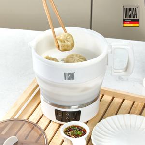 비스카 마이키친 접이식 실리콘 멀티포트 1.2L VK-405SK