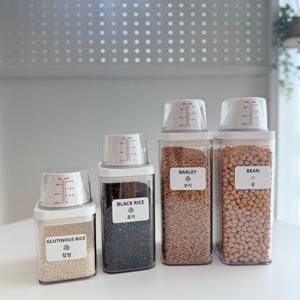 밀폐형 다용도 잡곡통 곡물보관 냉장고 수납용기 700ml