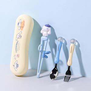 릴팡 더스틱 맥스젓가락 스푼포크케이스4P세트 왼손용(시나모롤)