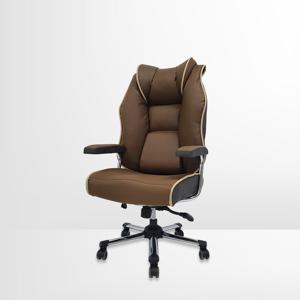 OS-S2 스코프2 브라운 게이밍의자 사무용 컴퓨터 책상 중역 게임용 PC방 유튜버 의자