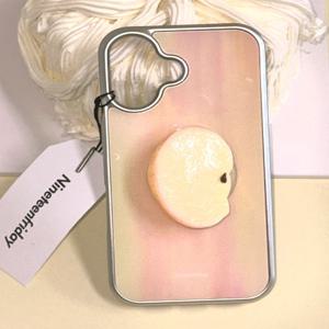 스위트 프루티 과일 사과 애플 실버 맥세이프 에폭시 케이스 그립톡 스마트톡 아이폰 17