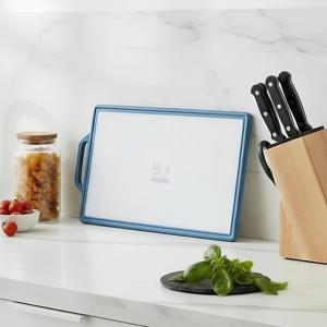 인디고 양면 손잡이 논슬립 도마