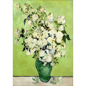 Ab04흰장미-아트포스터/ 인화지 패브릭 캔버스천 인상주의