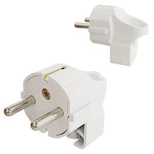 접지플러그(ㄱ자 백색 벌크)0480 콘센트 코드