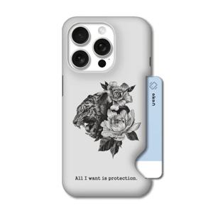 아이폰 시리즈 HAJIN-TATTO 호랑이 카드슬라이드 케이스