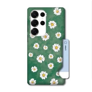 갤럭시 시리즈 JJU 데이지꽃 카드슬라이드 케이스