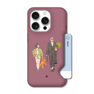 아이폰 시리즈 DAAE 레옹마틸다 카드슬라이드 케이스