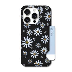 아이폰 시리즈 DAAE 데이지꽃 카드슬라이드 케이스