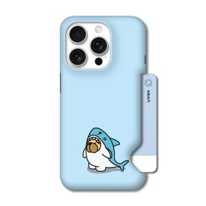 아이폰 시리즈 데이빗 뉴 상어 땡구 카드슬라이드 케이스