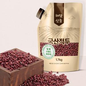 국산 팥 적두 1.7kg l 밀폐 스탠트 파우치 포장