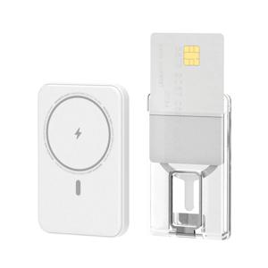 맥세이프+카드지갑 고속 충전 미니 보조배터리 5000mah