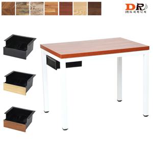 40각 화이트 900 수저 테이블 (7가지 상판) / 업소 카페 커피숍 식당 가게 2인 철