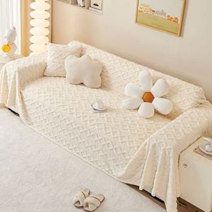 [리퍼] 허그미 케이블 극세사 1인 2인 3인 4인 담요 겸 소파 커버 덮개 5size