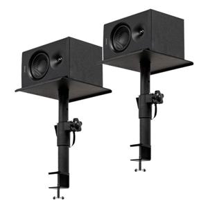 클램프형 스피커스탠드 북쉘프 스튜디오 스피커받침대 2개세트