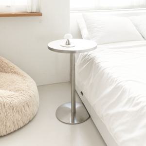 아르닌 1인용식탁 둥근 원형 테이블 원룸 미니 작은 카페테이블 2Colors