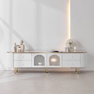 모던 심플 세라믹 거실장 TV 장식장 2000 티비다이