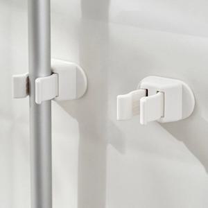 접착식 청소도구 걸이 욕실 밀대 빗자루 홀더 정리 거치대 변기솔 꽂이 마대 소품 대걸레