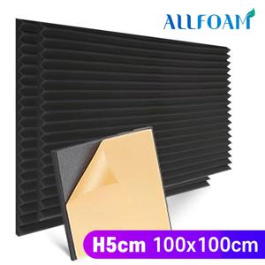 삼각형 방음재 100cmx100cm 50T 계란판방음재 업그레이드 스펀지 소음차단 방송