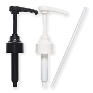 미르 시럽 펌프 원터치_28mm 블랙, 화이트