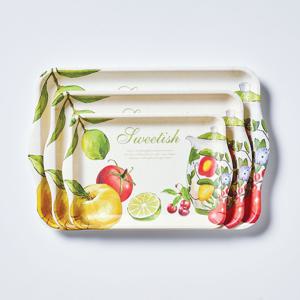 스위티쉬 멜라민 쟁반 가볍고 깔끔한 데일리 서빙 트레이