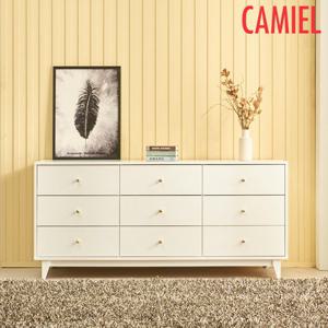 마렌2 고무나무 화이트 1500 와이드 서랍장(GO_TE0086)