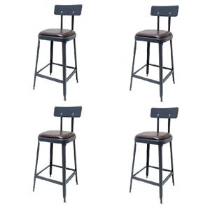 철재 스타리스 바의자-1개/2개/4개- bar의자 빠의자 바체어 홈바의자 아일랜드 하이체어