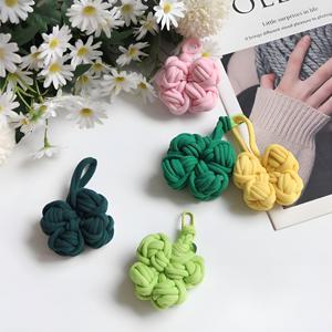 양말목 네잎클로버 키링 만들기 DIY 키트 5종 클로버 양말 공예 행운 LUCKY 뜨개