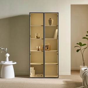 누아다 긴장 800 LED 강화유리 장식장 양주장 피규어 디스플레이 진열장