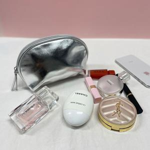 쓰리폼실버파우치 여행용 라운드 스퀘어 수납 화장품