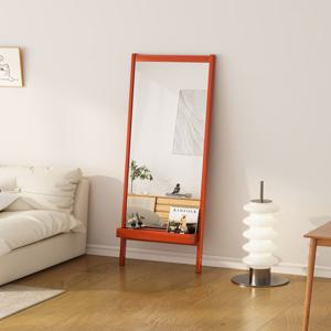 [해외] 좌식 전신거울 화장대 600 수납장 미드센츄리 거울 스탠드 전신거울