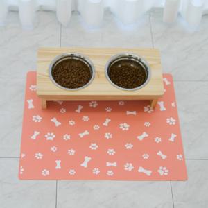 발자국 다용도 논슬립 실리콘 펫매트 / 강아지 식기매트 / 배변매트 / 놀이매트