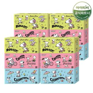 스누피 플레이 미용티슈 200매 12개 (3개입 x 4팩)