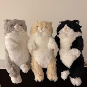 선레몬 무릎인형 미니 잠자는 쓰야쓰야 고양이 뚱냥이 인형 애착인형 동물인형