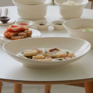 페블러 타원볼 접시 25cm 오벌 파스타볼 찜요리 샐러드볼 파스타볼