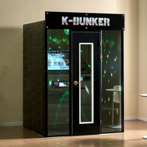 K-벙커(군부대전용) 코인노래방 기계 가정용 노래방기기 노래반주기 부스