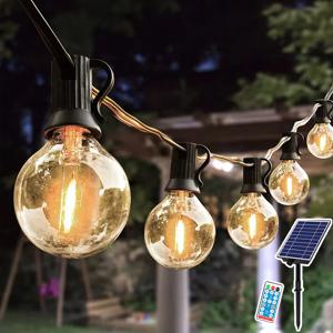 HK Sell 벨코즈 태양열 6m 20구 앵두전구 야외 블랙캡 다이닝 글램핑 홈카페 파티