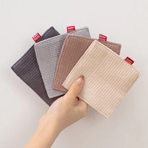 롬에이 코펠 와플 패브릭 컵받침 홈카페 티 코스터 4컬러