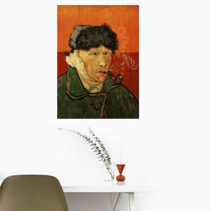 Ab09반 고흐-귀에 붕대 감은 자화상-아트포스터/ 인화지 패브릭 캔버스천 인상주의