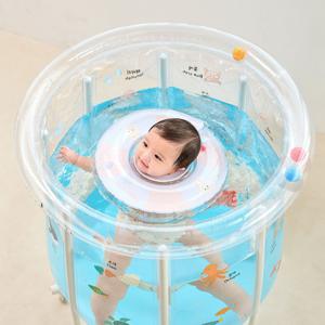 집에서 즐기는 아기 수영장 풀세트 (아기수영장+목튜브+오가닉커버SET)