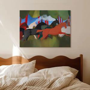 홀스 헤리티지, 말 인테리어 포스터 액자 / 42 포레스트 스프린트