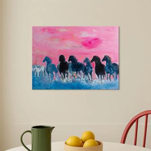 홀스 헤리티지, 말 인테리어 포스터 액자 / 43 핑크 스카이 허드