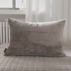 아밍 밀키프림 스웨이드 극세사 베개커버 50x70