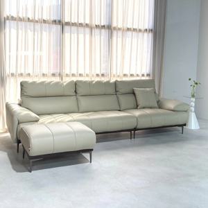 레브로 이태리 소파 소가죽 소파 천연면피 4인용 통가죽