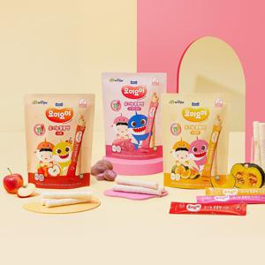 요미요미 유기농 롱롱뻥 혼합딜 (사과, 단호박, 자색고구마 24g 각2봉/총6봉)