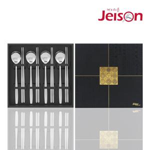 궁실버수저 4인세트 스테인리스 고급 수저세트 선물용 프리미엄 주방식기 젓가락