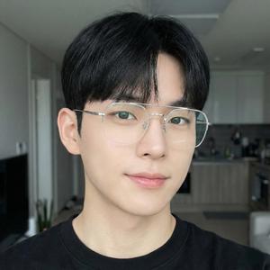 LUXEYE 명품 안경 긱시크 무테 뿔테 안경테 RT9006